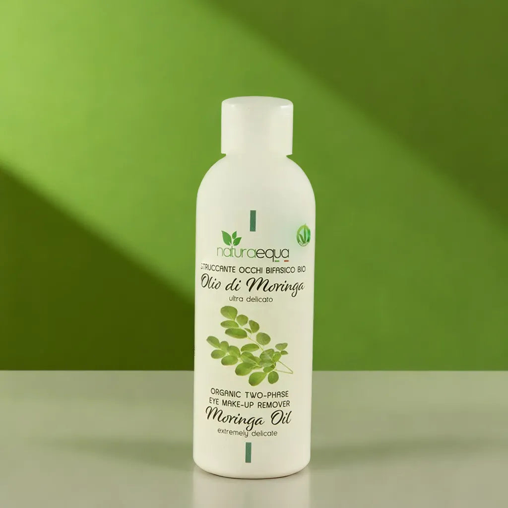 Natural Eye Make-Up Remover | Two-Phase Formula with Moringa Oil